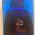Lady-In-Blue-Hat
