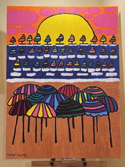 Sunset-Going-Down-On-Beach