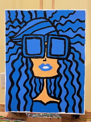 Blue Sunglasses