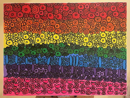 Rainbow Of Flowers