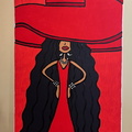 Lady In Red Hat