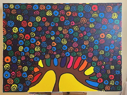 Rainbow Tree Of Flowers