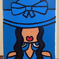 Lady In Breathtaking Blue Hat