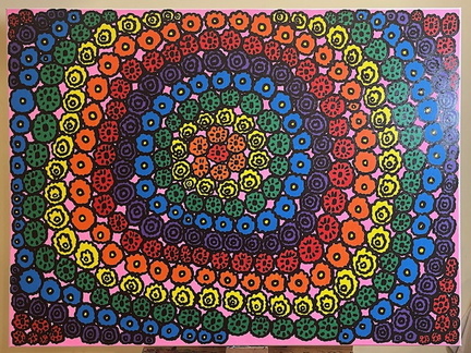 Imagination Of Rainbow Flowers