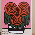 Three Orange Roses