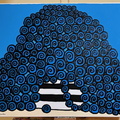 Vase Of Blue Roses