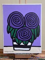 Three Purple Roses