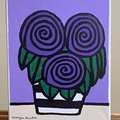 Three Purple Roses