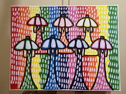 Seven Glamorous Girls In The Rain
