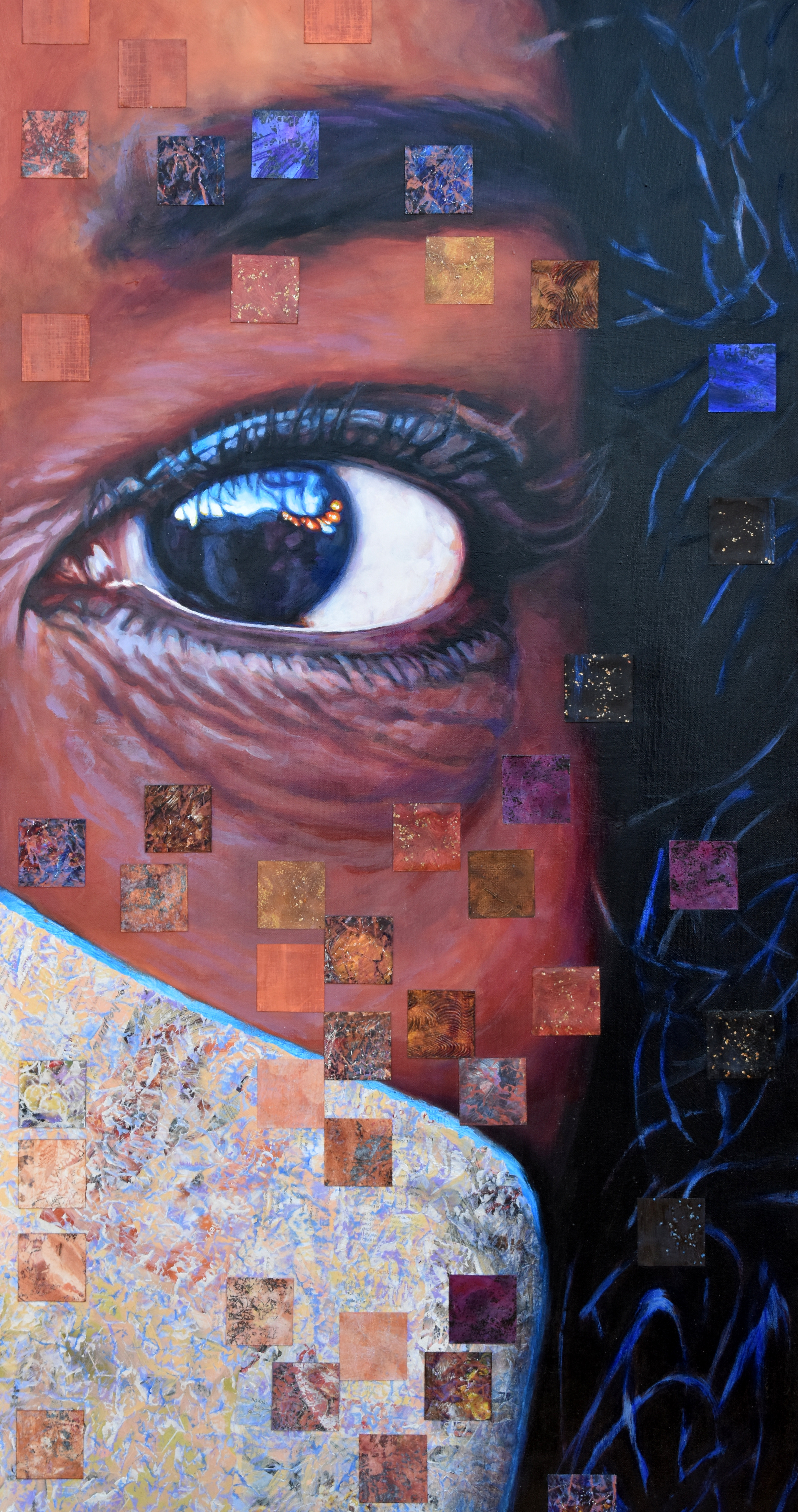 First prize winner, "Fractured Truth" by Sally K. Davies